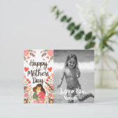 *~* Whimsical Speelse Moederdag AP72 Foto Feestdagenkaart (Staand voorkant)