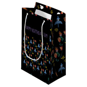 Whimsical Spring Art Klein Cadeauzakje