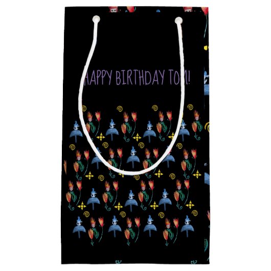 Whimsical Spring Art Klein Cadeauzakje (Voorkant)