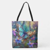 Whimsical Spring Butterfly en Columbine Forest Draagtas (Voorkant)
