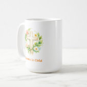 Whimsical Spring Cross Mug - Custom Easter Design (Devant gauche)