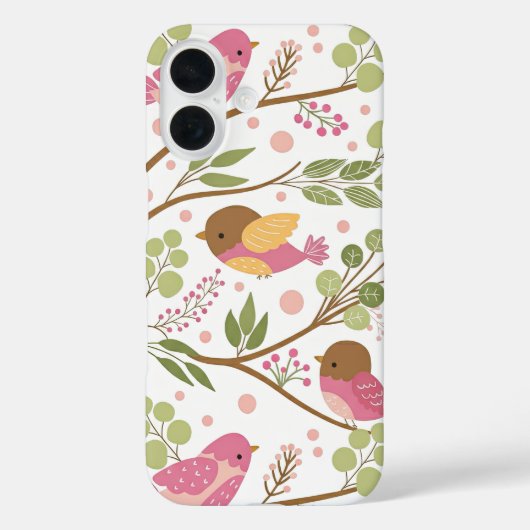 Whimsical Spring Garden with Robins Case-Mate iPhone Case (Achterkant)