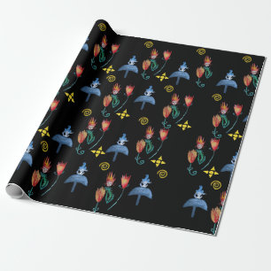 Whimsical Spring Mod Cadeaupapier