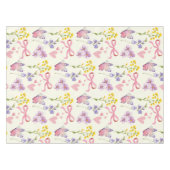 Whimsical Spring Wildflowers & Bows tafelkleed (Voorkant (Horizontaal))