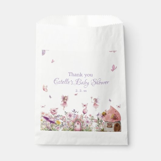 Whimsical Sprookjesachtige Baby shower Favoriete T Bedankzakje (Voorkant)