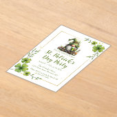 Whimsical St. Patrick’s Day Celebration Invite  Acryl Uitnodigingen (Laagn)