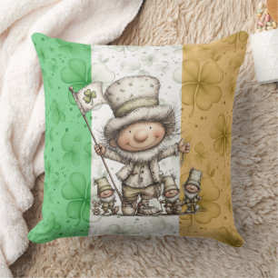 Whimsical St. Patrick's Day-personages Kussen