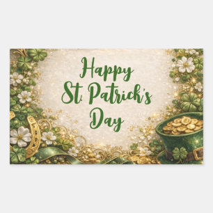 Whimsical St. Patrick's Day Rechthoekige Sticker