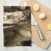 Whimsical Stallions Horse Kitchen Towel Theedoek (Quarter Fold)