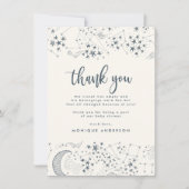 Whimsical Starry Night Bleu et Merci de crème (Devant)