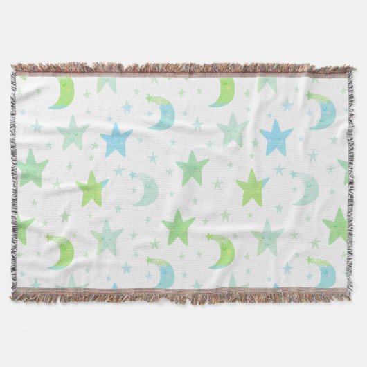 Whimsical Stars en Moons Deken (Voorkant)