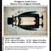 Whimsical Steampunk Penguin Dressed L5 Decoupage Tissuepapier