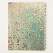 Whimsical Sterren op Groen Gepersonaliseerd Planner (Achterkant)