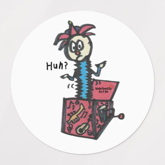 Whimsical Sticker Pack: Blue Grasshopper, doe het  (Design 1)