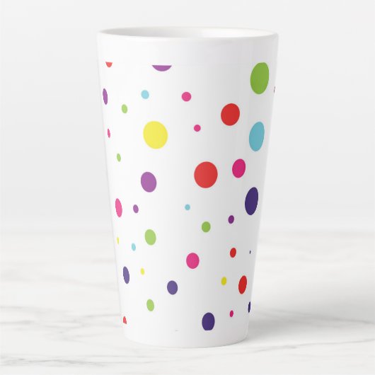 Whimsical Stippen Latte Mok (Voorkant)