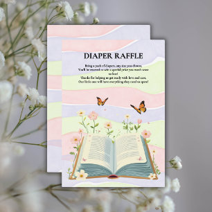 Whimsical Storybook Baby shower Informatiekaartje