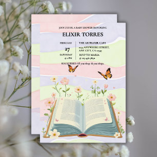 Whimsical Storybook Baby shower Kaart