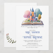 Whimsical Storybook Baby shower Kaart (Voorkant / Achterkant)