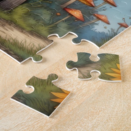 Whimsical Storybook Frog Legpuzzel (Zijkant)