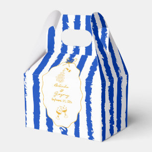 Whimsical Strepen Handgeschilderde Huwelijk Bedankdoosjes