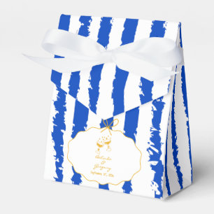 Whimsical Strepen Handgeschilderde Huwelijk Bedankdoosjes