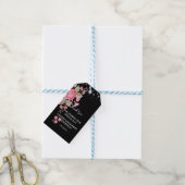 Whimsical String Lights Zwart dank u Cadeaulabel (Met Touw)