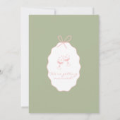 Whimsical Stripes Handwritten Painted Wedding  Kaart (Achterkant)