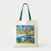 Whimsical Summer Countryside Tote Bag (Voorkant)