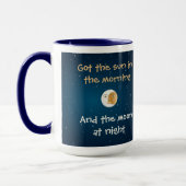 Whimsical Sun, Moon en Stars Mok (Links)