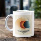 Whimsical Sun Moon Solar Eclipse Koffiemok