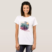 Whimsical Sunset Slow Down Fun Inspirivity  T-shirt (Voorkant volledig)