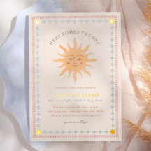 Whimsical Sunshine Vintage Zon Babyborrel