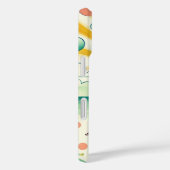 Whimsical Surfer Meisje met een Surfboard Case-Mate iPhone Case (Achterkant / Rechts)