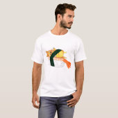 Whimsical Sushi Cats: Nerdy Charm Grappig en Schat T-shirt (Voorkant volledig)
