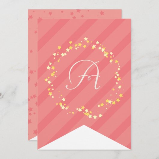 Whimsical Sweet Fairy Princess Girl Birthday Party (Voorkant / Achterkant)