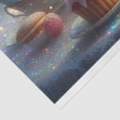 Whimsical Tea Party Cat Mouse Decoupage Tissuepapier (Detail)