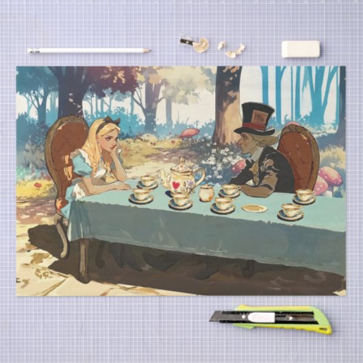 Whimsical Tea Party Tissuepapier (Craft)