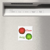 Whimsical Teacher's Dish Washer Magnet Magneet (Insitu (Vaatwasser))