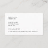 Whimsical Teddy BearKinderopvang Visitekaartje (Achterkant)