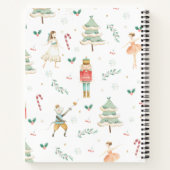 Whimsical The Nutcracker Kerstkerdag Favor Notitieboek (Achterkant)