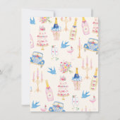 Whimsical Tini little Wedding cottage Kaart (Achterkant)