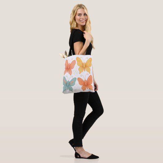 Whimsical Tote Draagtas (Op model)