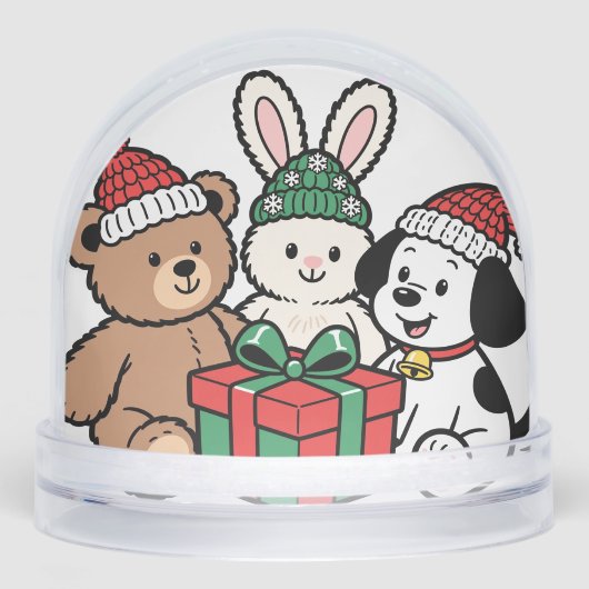 Whimsical Toys and Christmas Gifts in Snow Globe (Avant)