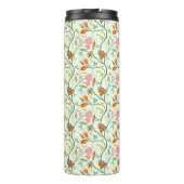 Whimsical Trailing Folk Art Floral Thermosbeker (Achterkant)