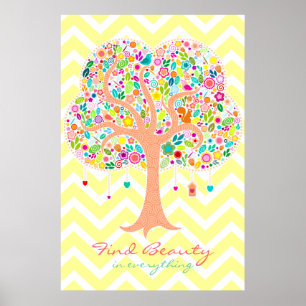 Whimsical Tree - Aangepast Poster voor de muur