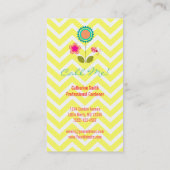 Whimsical Tree - Aangepaste (verticale) Visitekaar Visitekaartje (Achterkant)