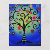 Whimsical Tree Briefkaart (Voorkant)
