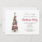 Whimsical tree fun modern Christmas celebration Kaart (Voorkant)