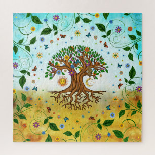 Whimsical Tree of Life - Yggdrasil Legpuzzel