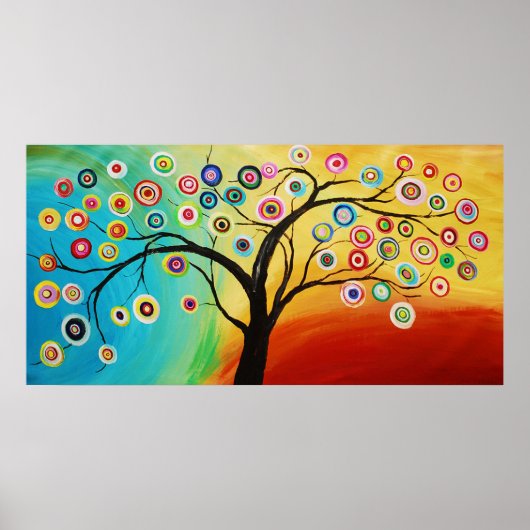 WHIMSICAL TREE POSTER (Voorkant)
